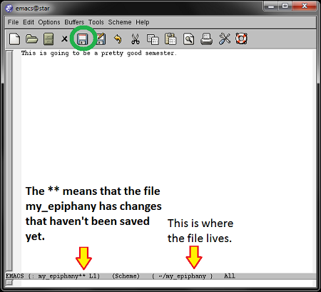 Emacs saving